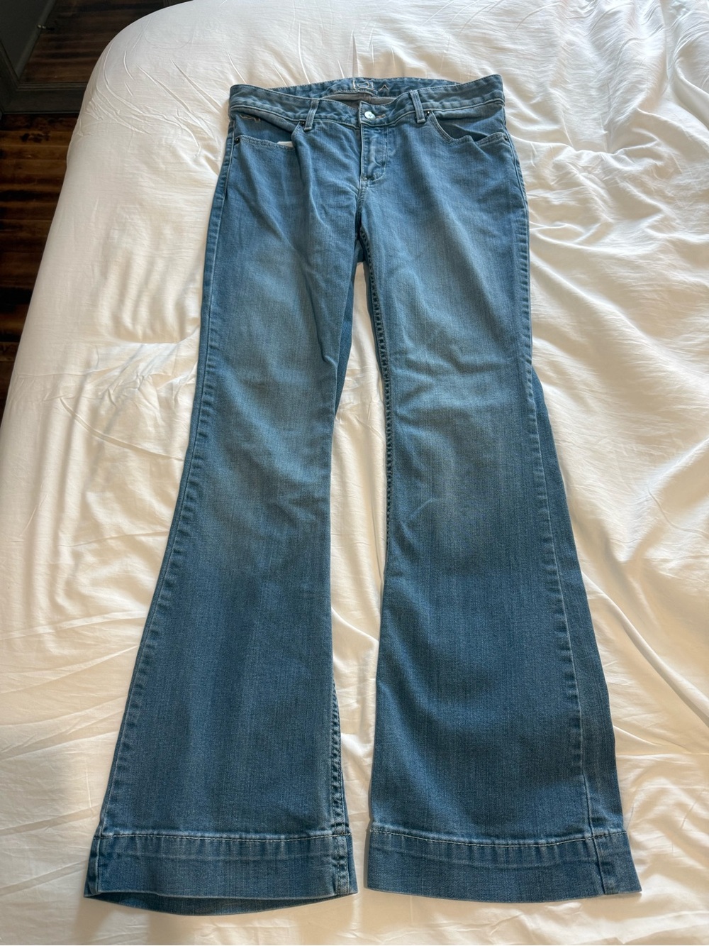 Kimes Ranch Blue Flare Jeans - Mid Wash